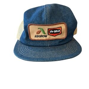 Asgrow Denim and Mesh Trucker Hat